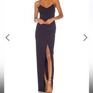 LIKELY Estella Gown in navy